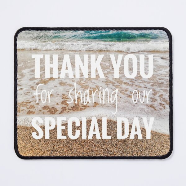 Item preview, Thank You For Sharing Our Special Day Beach Theme Wedding Favors designed and sold by Beachy.