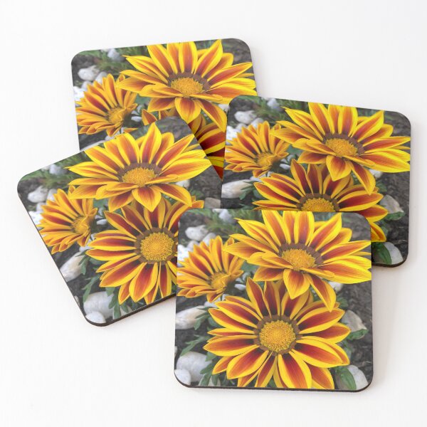 Item preview, Yellow Gazania Flowers designed and sold by Haley Lin.