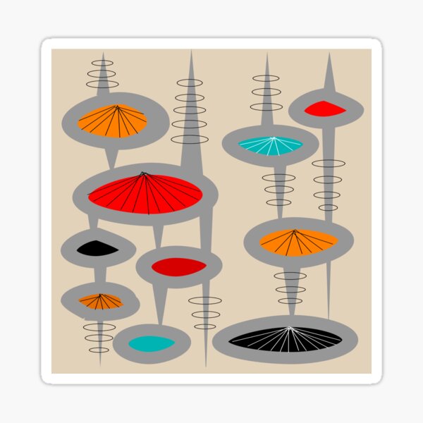 Item preview, Atomic Era Inspired Art designed and sold by gailg1957.