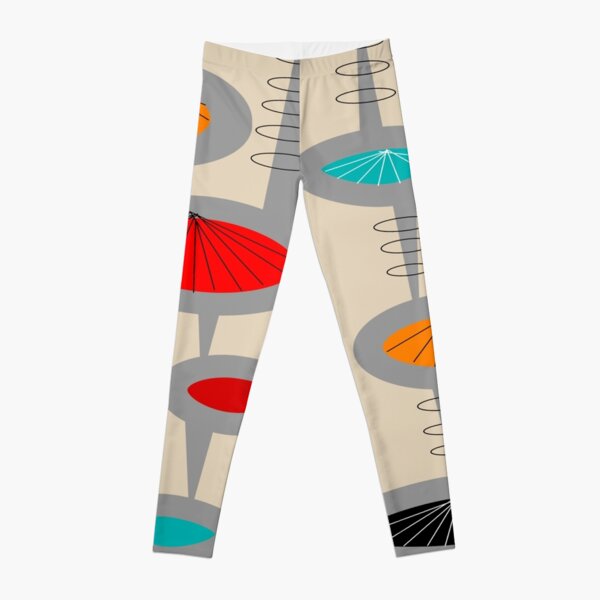 Atomic Era Inspired Art Leggings