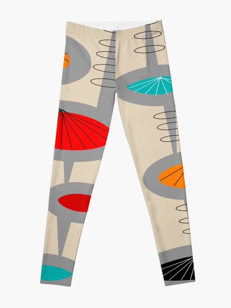 Alternate view of Atomic Era Inspired Art Leggings