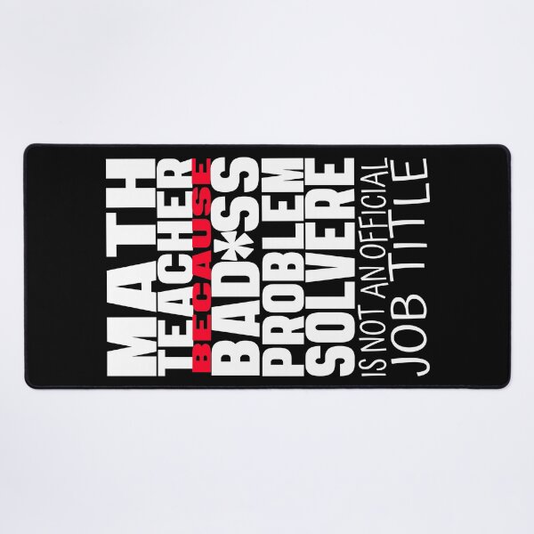 Item preview, Problem Solver Math Teacher- Math teacher because badass problem solver is not  an official job title. designed and sold by Rajpramanik.
