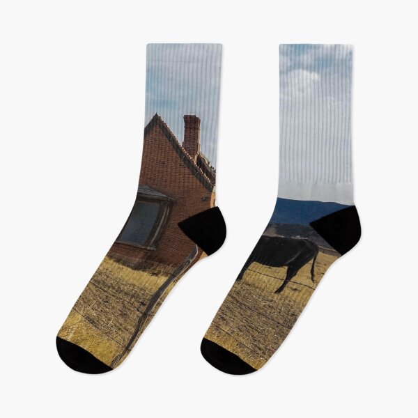 Item preview, Cow In An Abandoned Field  designed and sold by MissJades.