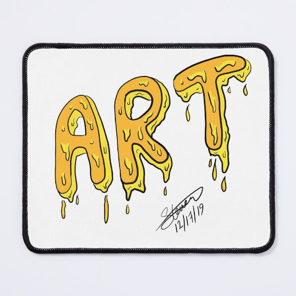 Cheesy Art Mouse Pad