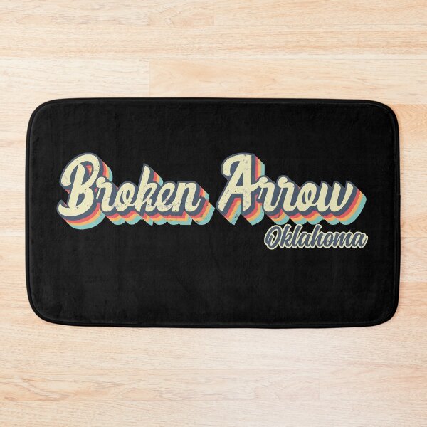 Item preview, Broken Arrow Oklahoma Retro Vintage 70s rainbow designed and sold by Teelogic.