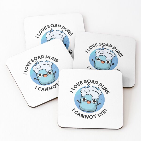 Item preview, I Love Soap Puns I Cannot Lye Funny Puns  designed and sold by punnybone.
