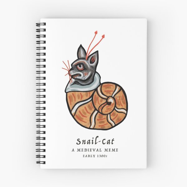 Item preview, Snail-Cat: A Medieval Meme, early 1300s designed and sold by ebrawne.