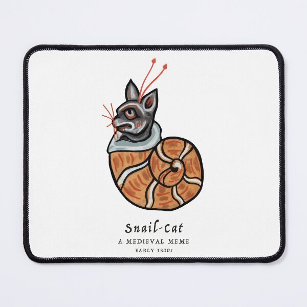 Item preview, Snail-Cat: A Medieval Meme, early 1300s designed and sold by ebrawne.
