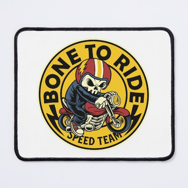 Item preview, Bone To Ride Speed Team Motorcycle Rider designed and sold by Vector Scout Lab.