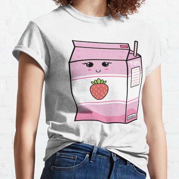 Peach Milk Shirt, Harajuku Clothing, Harajuku, Kawaii Shirt, Anime Shirt,  Harajuku Shirt, Banana Milk, Aesthetic Milk Tees, Strawberry Milk 