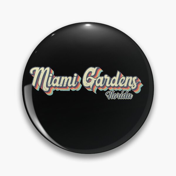 Item preview, Miami Gardens city Florida Retro Vintage 70s rainbow designed and sold by Teelogic.