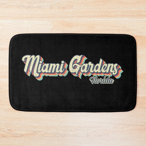 Item preview, Miami Gardens city Florida Retro Vintage 70s rainbow designed and sold by Teelogic.
