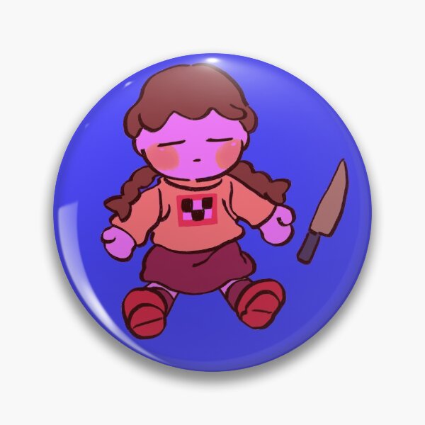 Item preview, I draw madotsuki plush with knife funky colors ver. / yume nikki designed and sold by RansRoom.