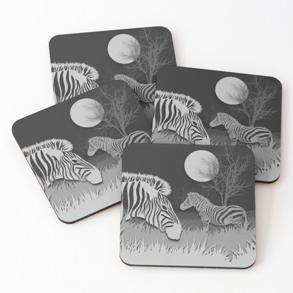 Item preview, Grazing Zebras designed and sold by Doodlebhai.