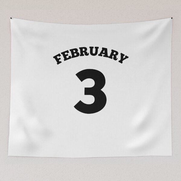 Item preview, 3rd of February designed and sold by BlueThrow.
