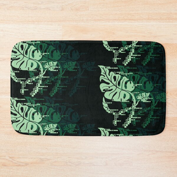 Item preview, Monstera Pixelation - Trio designed and sold by Daniel Swain Creations.