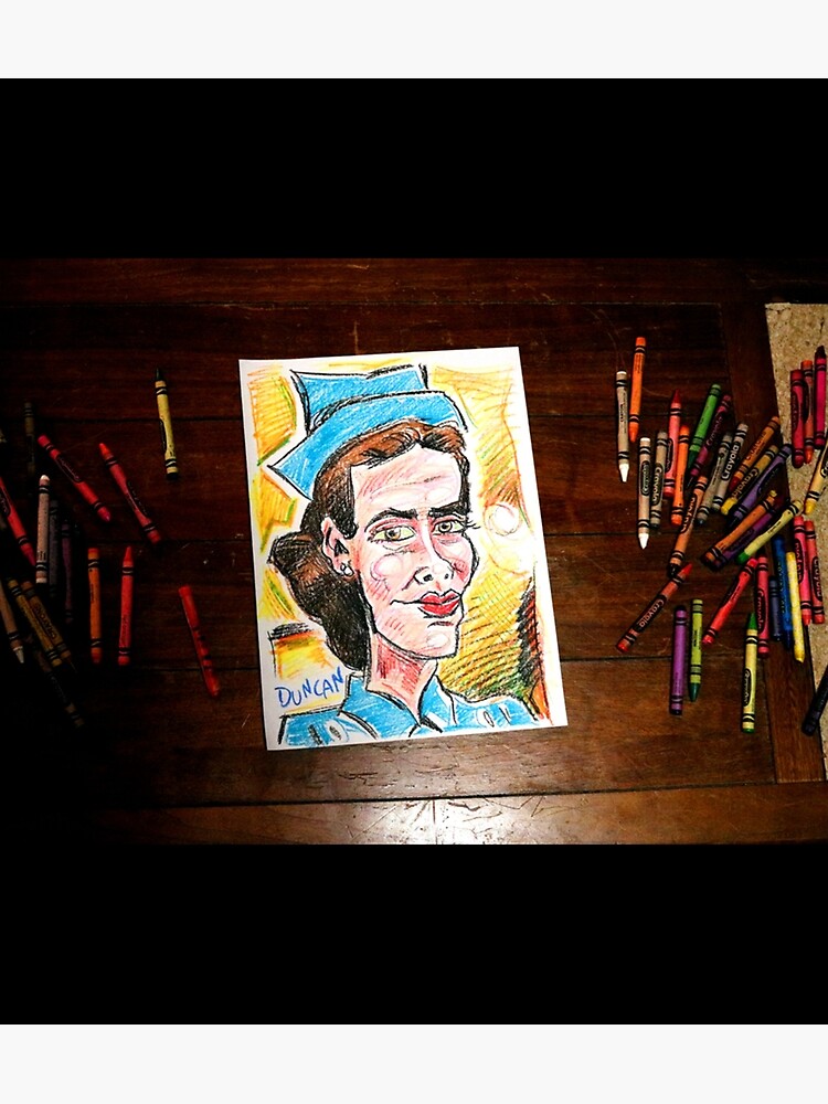 "Nurse Ratched (New) Sticker" Poster for Sale by lattpag Redbubble