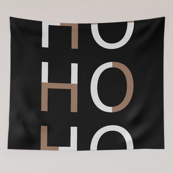 Item preview, Hohoho, Christmas art, typography, minimal designed and sold by KookiePixel.