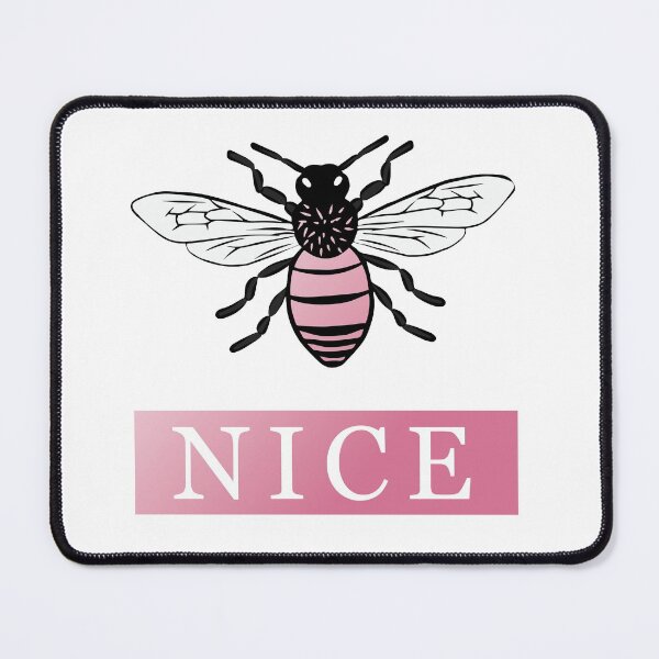 Item preview, Bee nice pink designed and sold by TheArtDesk.