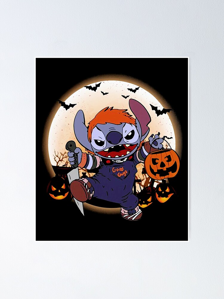 Cahier de texte Stitch X Chucky Halloween à petits prix