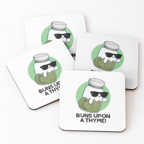 Item preview, Buns Upon A Thyme Funny Herb Puns  designed and sold by punnybone.