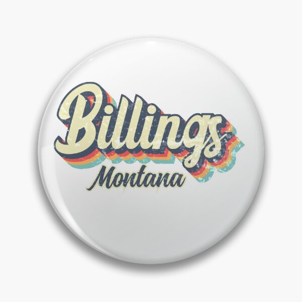 Item preview, Billings city Montana Retro Vintage 70s rainbow designed and sold by Teelogic.