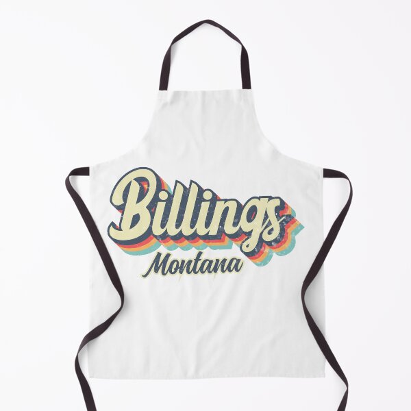 Item preview, Billings city Montana Retro Vintage 70s rainbow designed and sold by Teelogic.