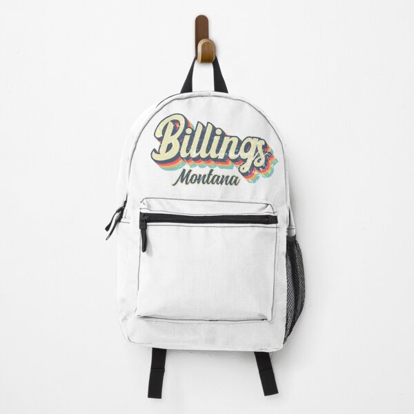 Item preview, Billings city Montana Retro Vintage 70s rainbow designed and sold by Teelogic.