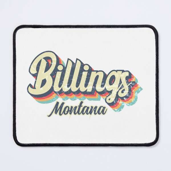Item preview, Billings city Montana Retro Vintage 70s rainbow designed and sold by Teelogic.