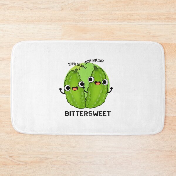 Item preview, Bittersweet Funny Bitter Gourd Puns  designed and sold by punnybone.