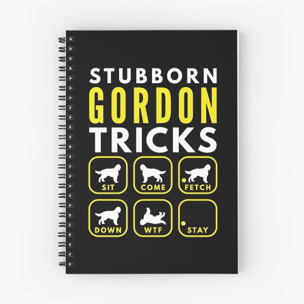 Aperçu de l'œuvre Stubborn Gordon Tricks - Dog Training créée et vendue par DoggyStyles.