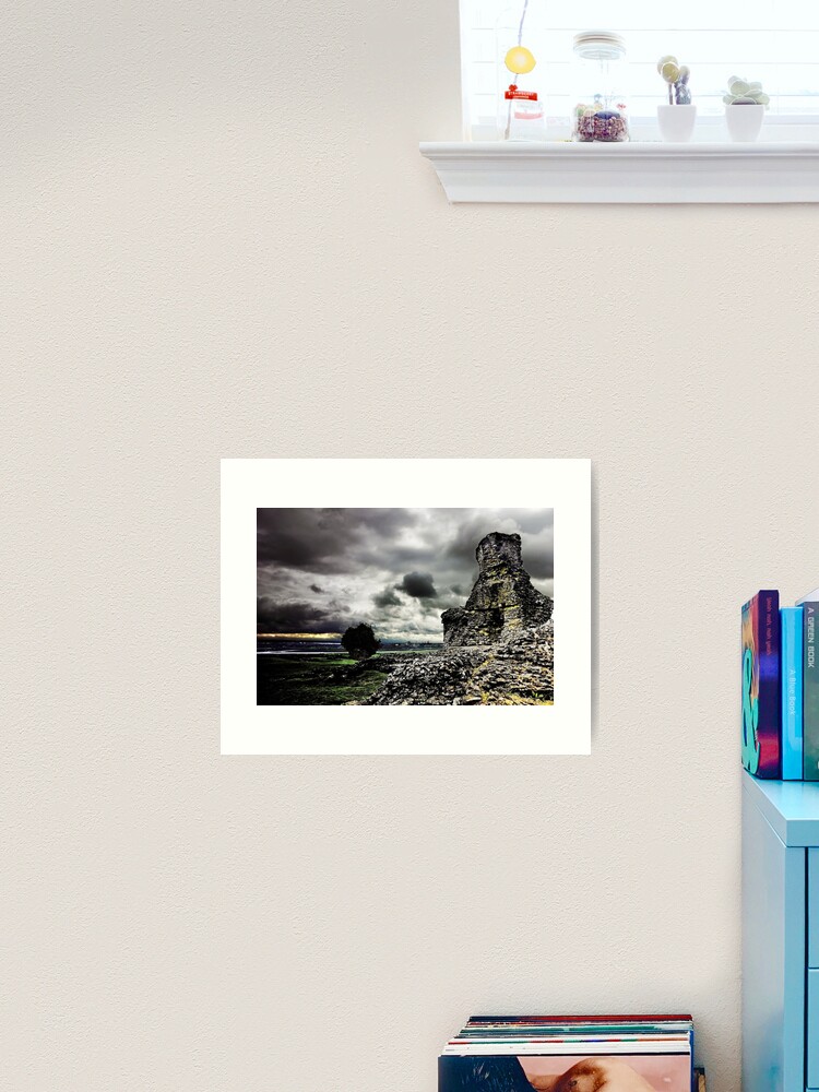 Thumbnail 2 of 3, Art Print, Hadleigh Castle & Thames Estuary designed and sold by Coigach.