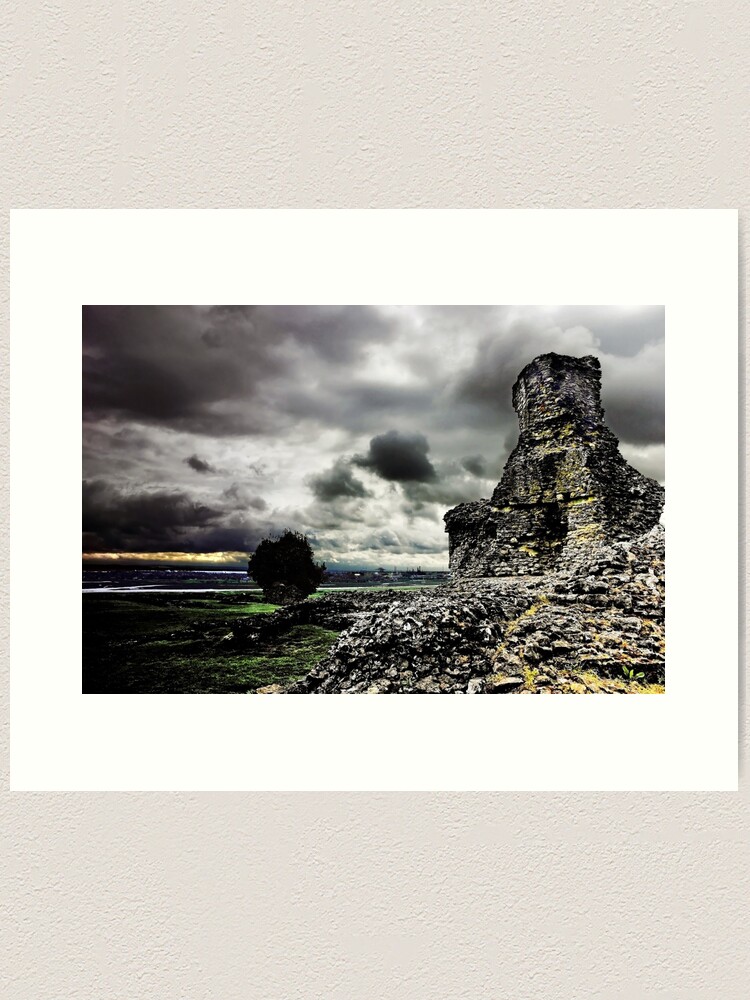 Thumbnail 1 of 3, Art Print, Hadleigh Castle & Thames Estuary designed and sold by Coigach.