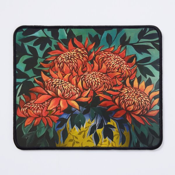 Item preview, A Vase of Waratahs designed and sold by Marian Rennie.