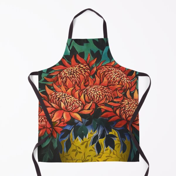 Item preview, A Vase of Waratahs designed and sold by Marian Rennie.