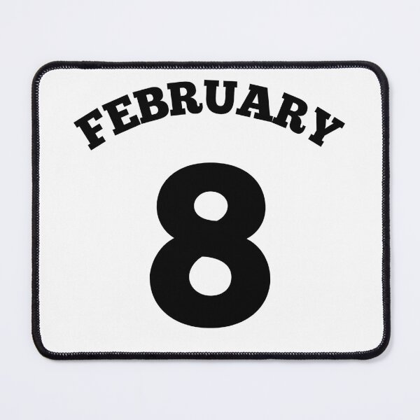 Item preview, 8th of February designed and sold by BlueThrow.