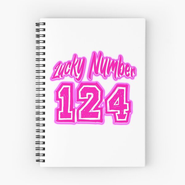 Item preview, Pink Lucky Number 124 designed and sold by swiftjace.