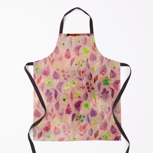 Item preview, Metallic Green Flowers on Pink Background designed and sold by ColorsandShapes.