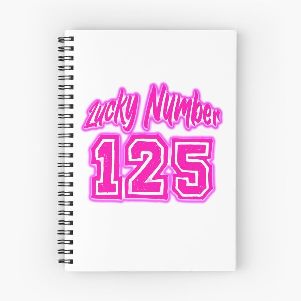 Item preview, Pink Lucky Number 125 designed and sold by swiftjace.