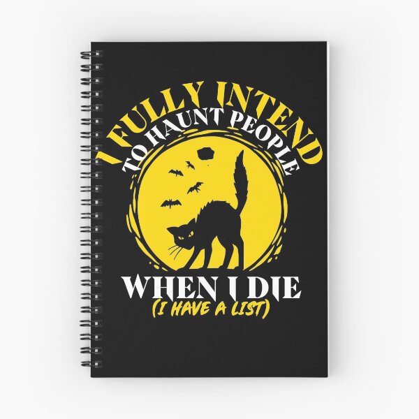 Item preview, I fully intend to haunt people when I die - funny cat. designed and sold by HROC.