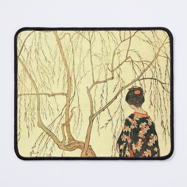Item preview, Emil Orlik - Girl under a Willow Tree designed and sold by ArtExpression.