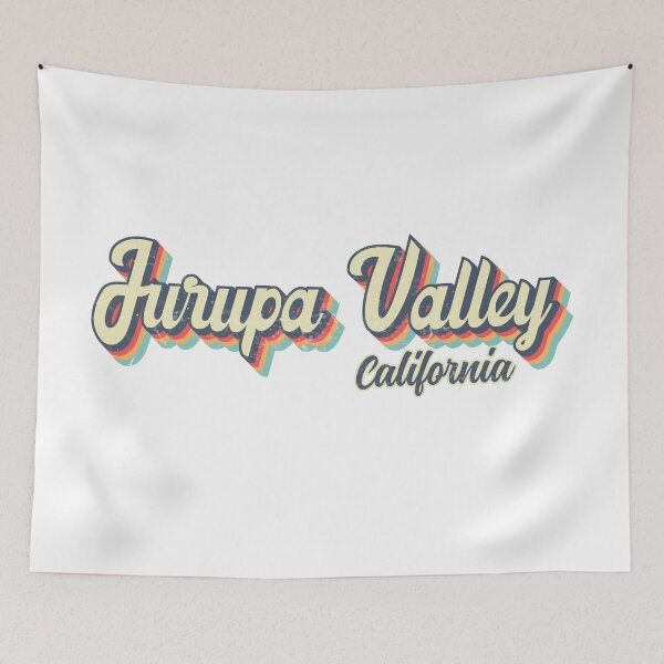 Item preview, Jurupa Valley City California Retro Vintage 70s rainbow designed and sold by Teelogic.