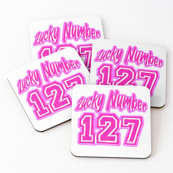 Item preview, Pink Lucky Number 127 designed and sold by swiftjace.