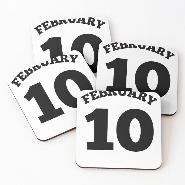 Item preview, 10th of February designed and sold by BlueThrow.