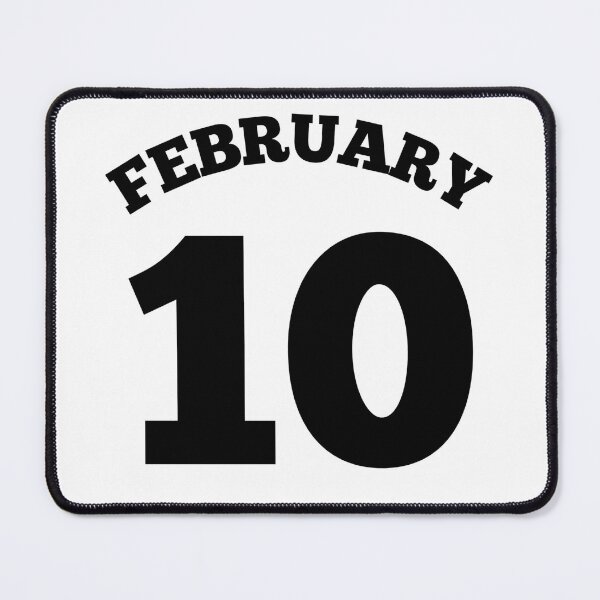 Item preview, 10th of February designed and sold by BlueThrow.