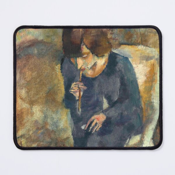 Item preview, Jules Pascin - Hermine with Cigarette Holder - Hermine au Fume-Cigarette designed and sold by ArtExpression.