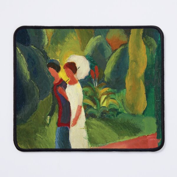 Item preview, August Macke - Women in Park with a white Parasol designed and sold by ArtExpression.