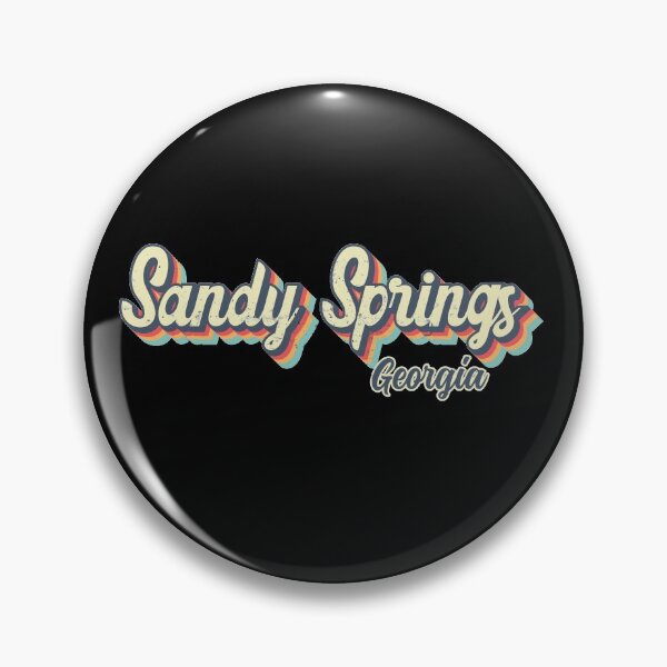 Item preview, Sandy Springs city Georgia Retro Vintage 70s rainbow designed and sold by Teelogic.