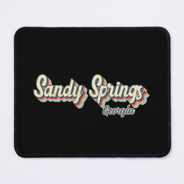 Item preview, Sandy Springs city Georgia Retro Vintage 70s rainbow designed and sold by Teelogic.