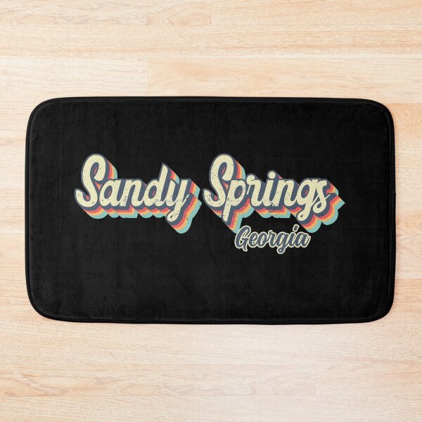 Item preview, Sandy Springs city Georgia Retro Vintage 70s rainbow designed and sold by Teelogic.